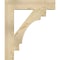 Ekena Millwork Merced Block Rough Sawn Bracket, Douglas Fir, 4"W x 22"D x 26"H BKT04X22X26MRC05RDF - alternate 3